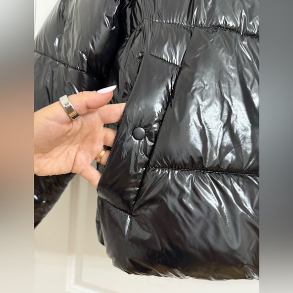 Rita Ora Women's Black Puffer Jacket - Picture 7 of 9